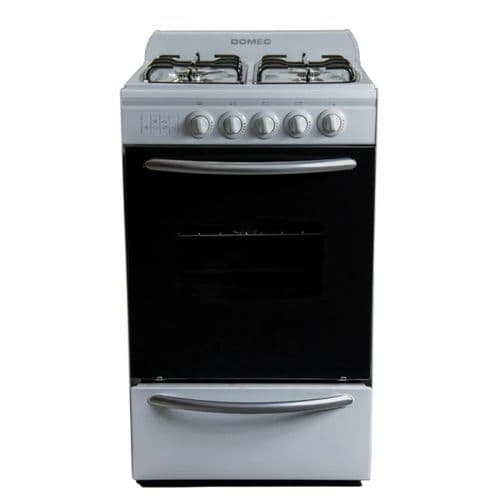 Cocina a Gas 50CM 4H Domec CBAV Blanca
