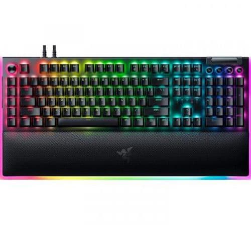 Teclado Mecanico Razer BlackWidow V4 Pro Synapse 4 RGB Chroma Switch Green Linear	