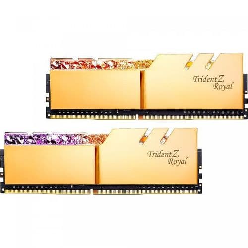 Memoria 16gb (2x8gb) Ddr4 3600 Gskill Trident Z Royal Gold R