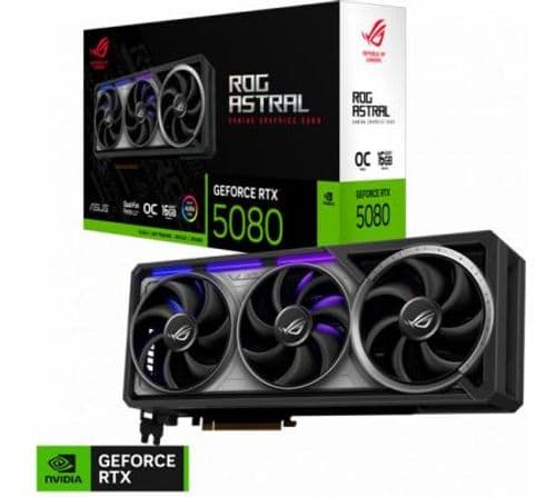 Placa de Video ASUS ROG GeForce RTX 5080 16GB GDDR7 ASTRAL OC