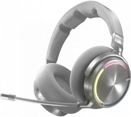 Auriculares Corsair Virtuoso MAX Wireless 2.4Ghz Bluetooth Premium Dolby Atmos White USB-C 60Hs PC/PS/NINTENDO/MAC
