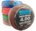 Cable Unipolar 4mm Marron X1mt - Argenplas thumbnail