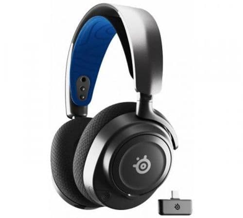 Auriculares SteelSeries Arctis Nova 7P Wireless 2.4Ghz Bluetooth Black USB-C 38Hs PS/PC/MAC/Switch