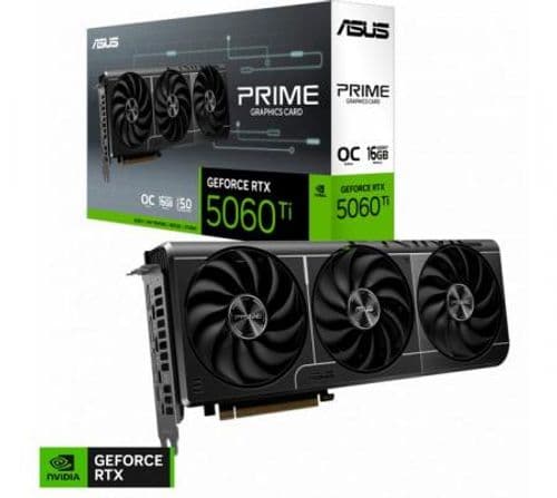 Placa de Video ASUS PRIME GeForce RTX 5060 Ti 16GB GDDR7 OC