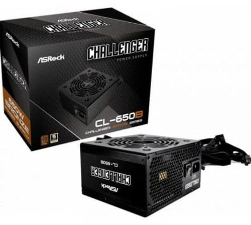 Fuente Asrock 650W 80 Plus Bronze Challenger CL-650B