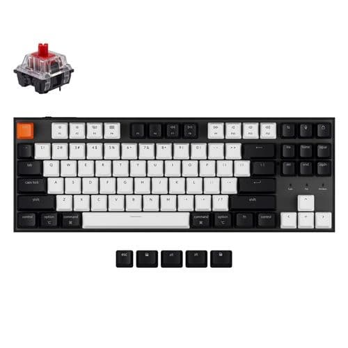 Teclado Keychron C1 Wired Aluminium 85% Red Switches