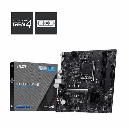 Mother Msi Pro H610m-b Ddr5 S1700