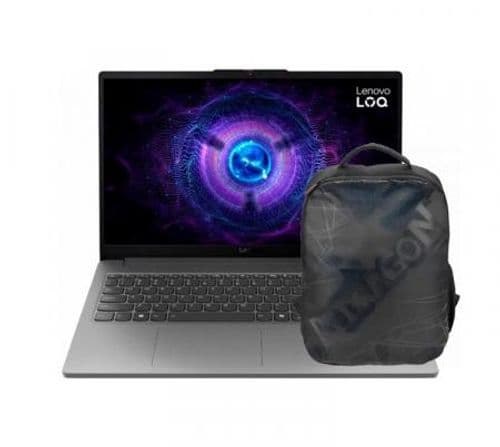 Notebook Gamer Lenovo LOQ 15IAX9E 15.6" Intel Core i5 12450HX 8GB DDR5 SSD 512GB RTX 3050 FreeDOS + Mochila Gamer Redragon Aeneas