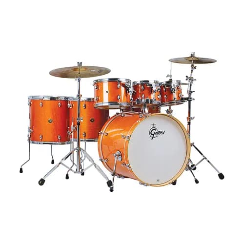 Batería Acústica Gretsch Catalina Maple de 7 Cuerpos Amber Glaze CM1-E826P-AMG