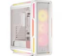 Gabinete Corsair ICUE LINK 5000T LX RGB 3x120mm LX120 ARGB Fans + ICUE Hub White thumbnail