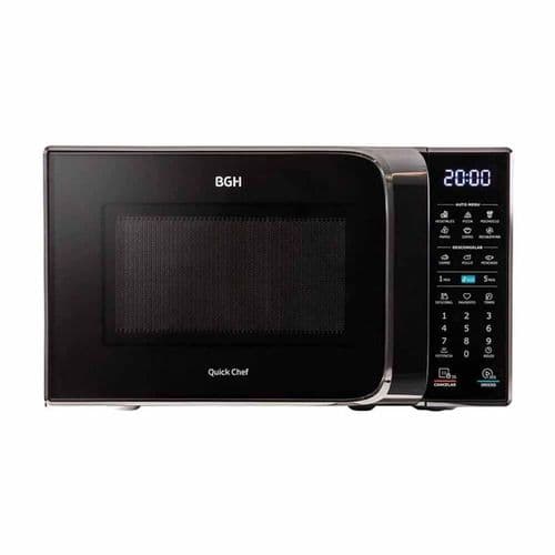 Microondas 20Lts BGH Quick Chef Eco B120DN20I Digital Negro