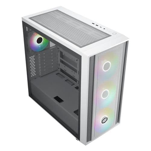 Gabinete Cooler Master Masterbox 600 White Argb Vidrio