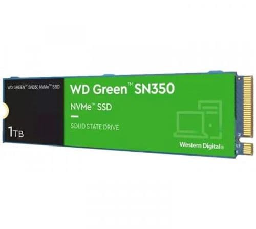 Disco Solido SSD M.2 WD 1TB Green SN350 2400MB/s NVMe PCI-E Gen3 x4