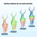 Filamento PLA Silk Arcoíris Jamg He x 1Kg thumbnail