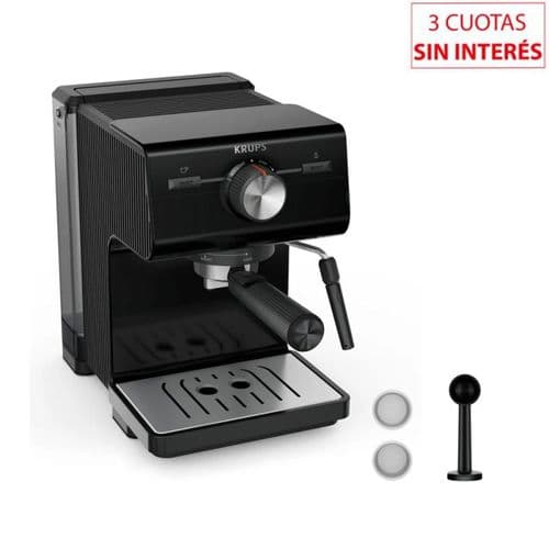 Cafetera Espresso Krups Authentic XP381810 15Bar Negro