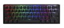 Teclado Mecanico Ducky One 3 Mini Teclas Negras Interruptor Marron Ingles Pbt Doble Disparo Sin Costuras Negro Y Blanco thumbnail