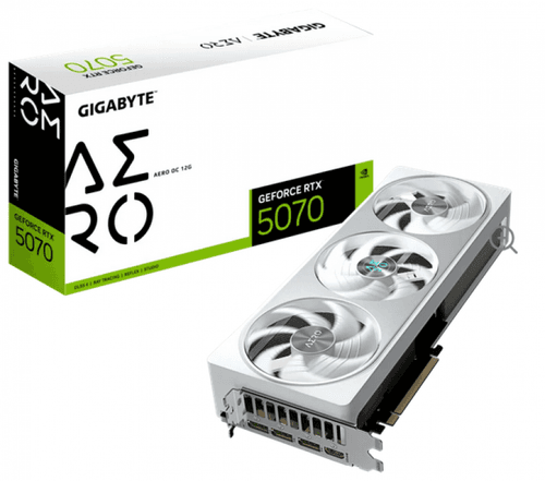 Placa De Video Gigabyte Rtx 5070 Aero Oc 12gb