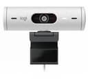 Webcam Logitech Brio 500 White FHD Rightlight 4K HDR 1080p/30fps 720/60fps thumbnail