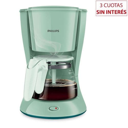 Cafetera de Filtro Philips Daily Collection HD7431/10 Verde Pastel