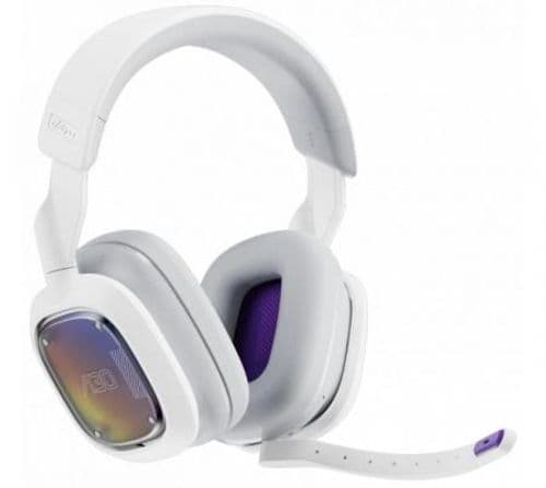Auriculares Logitech Astro A30 Wireless Lightspeed 2.4Ghz White Purple PC/XBOX 27Hs