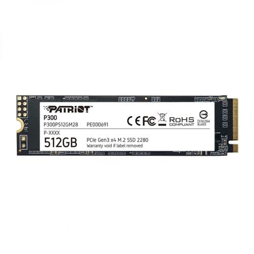 Disco Ssd Patriot P300 512gb M.2 2280 Pcie Gen3 X4 Pe000691