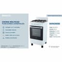 Cocina Multigas 50CM 4H Philco PHCN50B Blanca thumbnail