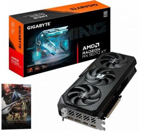 Placa de Video Gigabyte Radeon RX 9070 XT 16GB GDDR6 Gaming OC