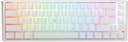 Teclado Mecanico Ducky One 3 Sf Teclas Blancas Interruptor Transparente Ingles Pbt Doble Disparo Sin Costuras Estuche Superior Blanco Estuche Inferior thumbnail
