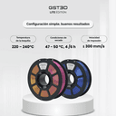 GST3D LITE Filamento SILK Tricolor Rollo x1 KG thumbnail