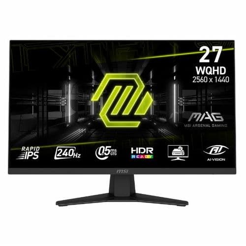 Monitor Gamer 27" Msi Mag 274qf X24 Ips Qhd 2k 240hz 0.5ms Hdmi Dp