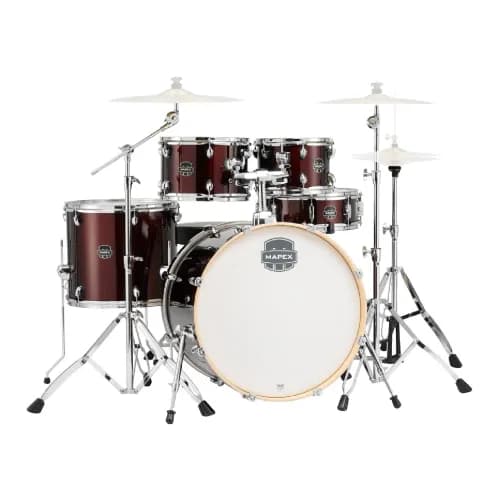 Batería Mapex Storm Ltst5295ftdr 5cps Dark Red
