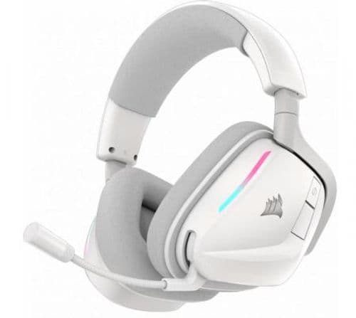 Auriculares Corsair Void V2 Elite Wireless 2.4Ghz Bluetooth Premium Dolby Atmos 7.1 RGB White PC/PS/MAC 70Hs