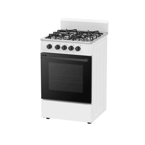 Cocina a Gas 50CM 4H Siam CSI-CN50B Blanco