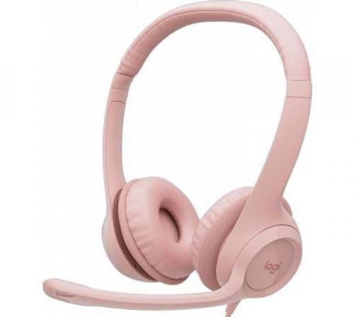 Auriculares Logitech H390 Rose USB