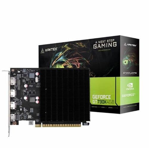 Placa De Video Geforce Gt 730k 4gb Ddr3 64bit Arkteck Akn730kd3s4gh1