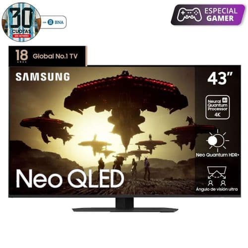 Smart TV Gaming 43" Samsung Neo QLED 4K QN43QN90CAGCZB Gris