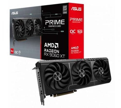 Placa de Video ASUS PRIME Radeon RX 9060 XT 16GB GDDR6 OC