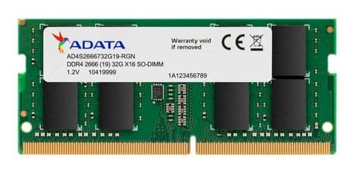 Memoria Adata Sodimm Ddr4 4gb 2666 G19 Sgn