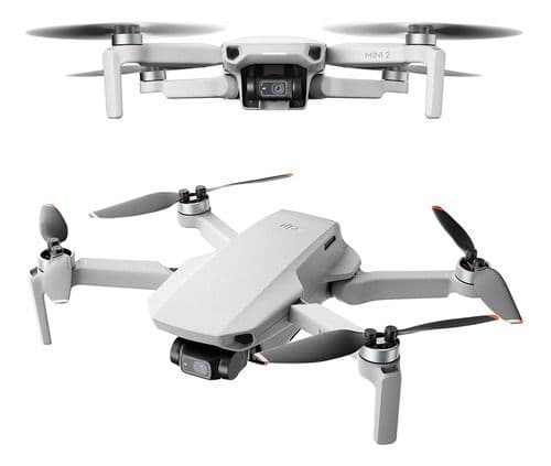 Mini drone DJI Mavic Mini 2 DRDJI018 Fly More Combo con cámara 4K light gray 3 baterías
