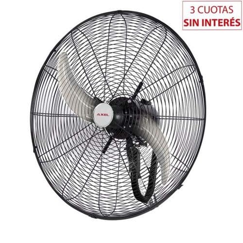 Ventilador de Pared 30" Axel AX-PAR30 Industrial Negro