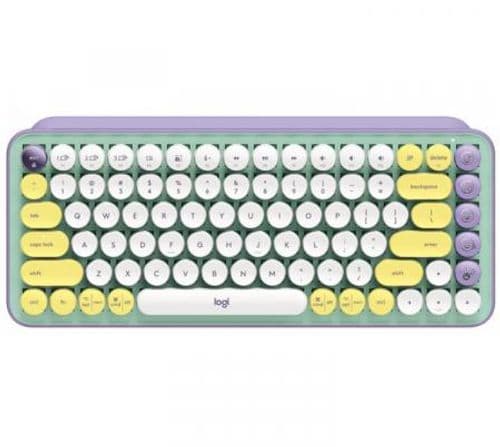 Teclado Mecanico Logitech POP Fresh Vibes Bluetooth 5.1 Iluminacion LED Bateria hasta 36 meses Windows/MAC