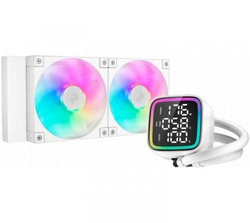 Cooler CPU DeepCool LD240 White ARGB LCD Screen Water Cooler