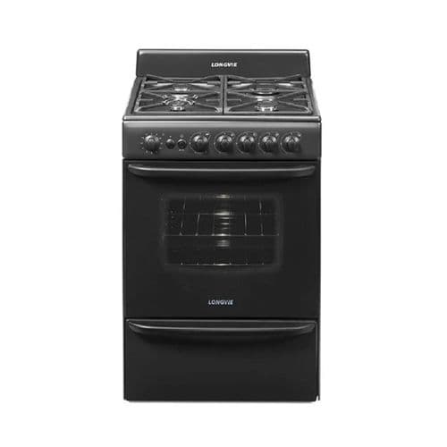 Cocina a Gas 56CM 4H Longvie 13501G Grafito