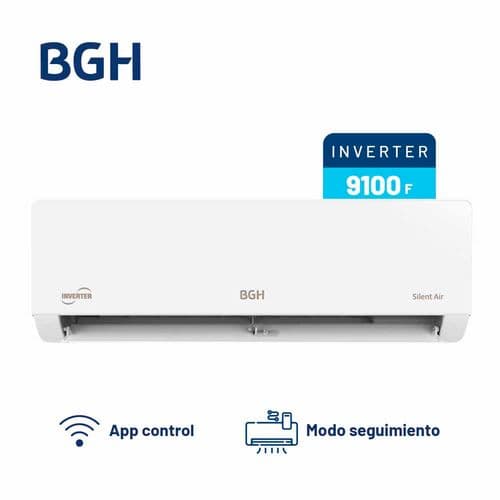 Aire Acondicionado BGH 9116Frig (10600W) BSI106WCCWS Frio/Calor Silent Air Inverter