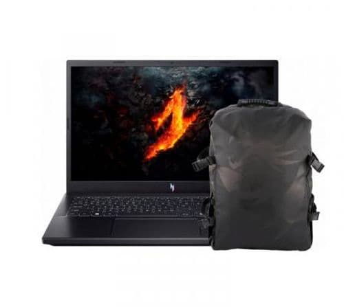 Notebook Gamer Acer Nitro V 15 15.6" AMD Ryzen 5 7535HS 8GB SSD 512GB RTX 3050 Win11 Black + Mochila Gamer Redragon Traveller