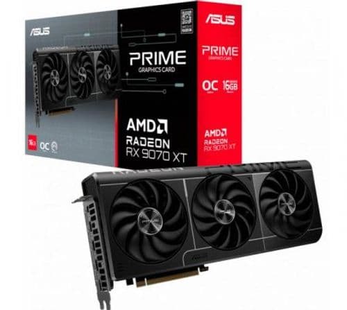 Placa de Video ASUS PRIME Radeon RX 9070 XT 16GB GDDR6 OC