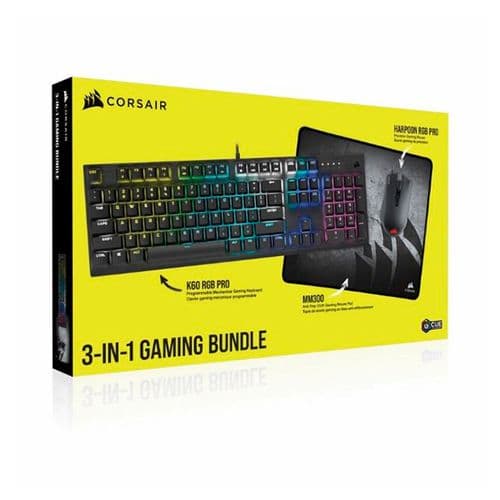 Teclado Corsair K60 Pro 100% Cherry Viola Switches Pad Mouse Harpoon Rgb