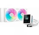 Cooler CPU DeepCool MYSTIQUE 240 ARGB White LCD Display Water Cooler thumbnail