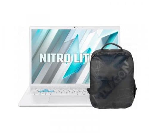Notebook Gamer Acer Nitro Lite 16 16" Intel I5 13420H 16GB SSD 512GB RTX 4050 165Hz Win11 White + Mochila Gamer Redragon Tardis 2