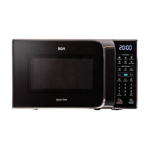 Microondas 20Lts BGH Quick Chef Eco B120DN20 Digital Negro